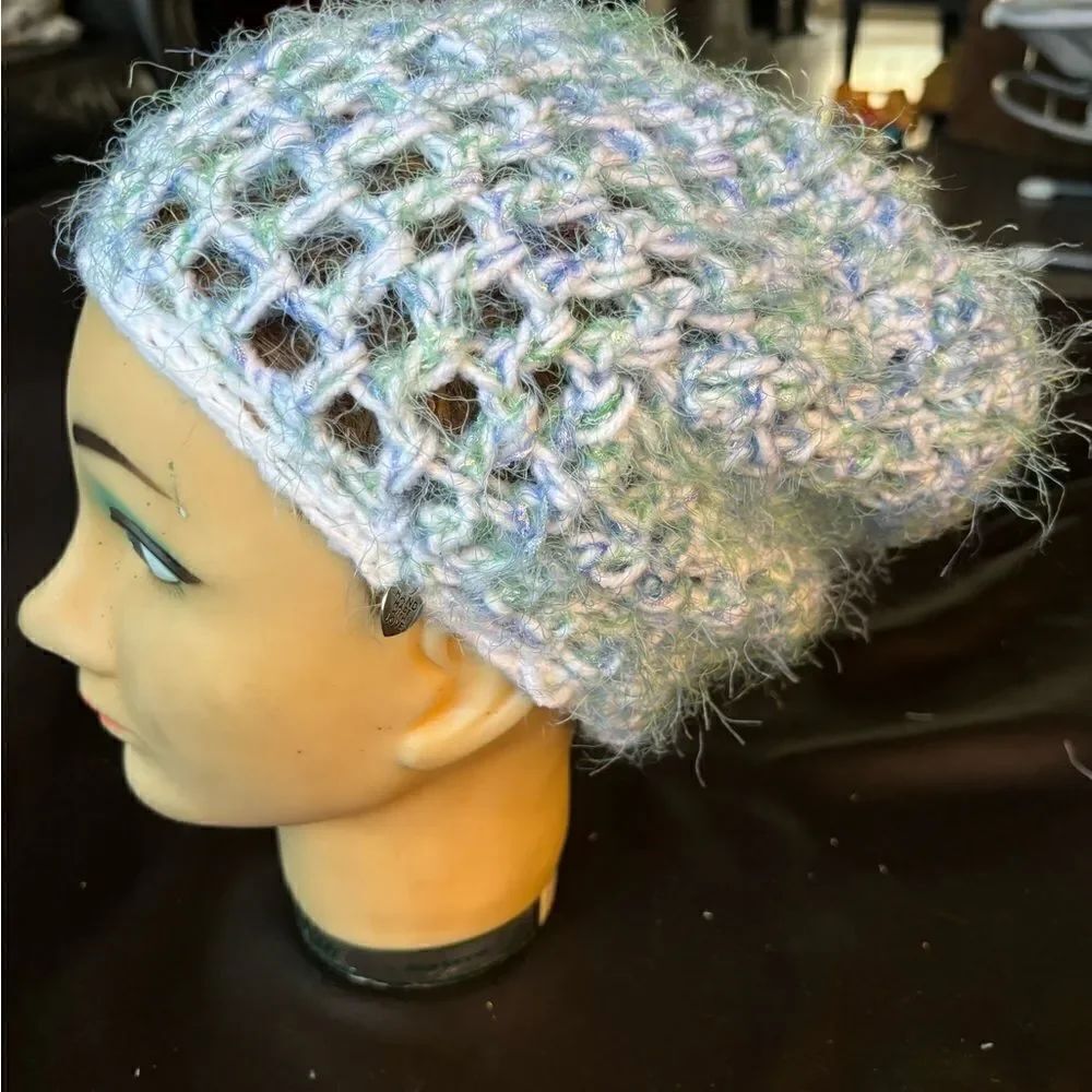 NEW Handmade Crocheted Adult Hat - Picture 6 of 8